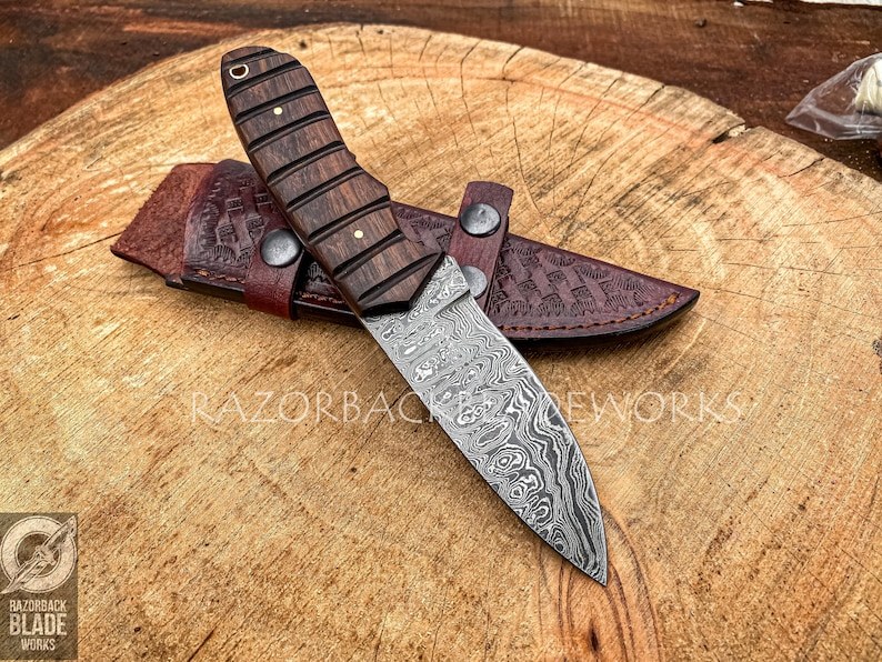 Rosewood hunting knife & handle options