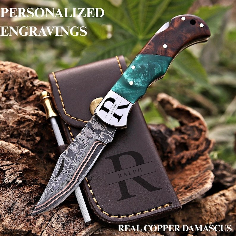 Personalized groomsmen pocket knife